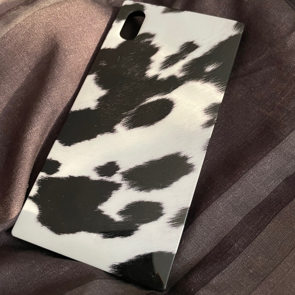 Cow Print Square iPhone XS Max Case